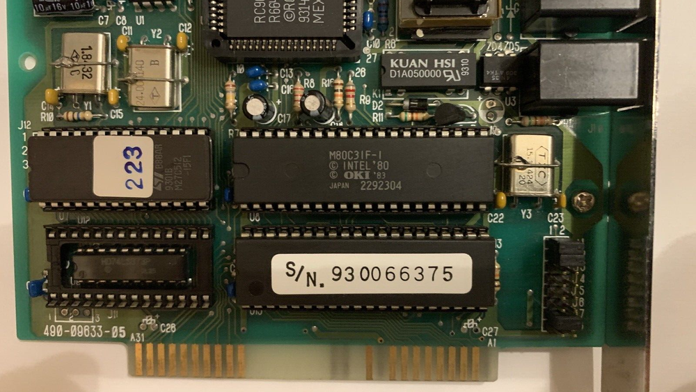 Vintage Computer Bundle - Internal Modem, Miscellaneous Software, Manuals