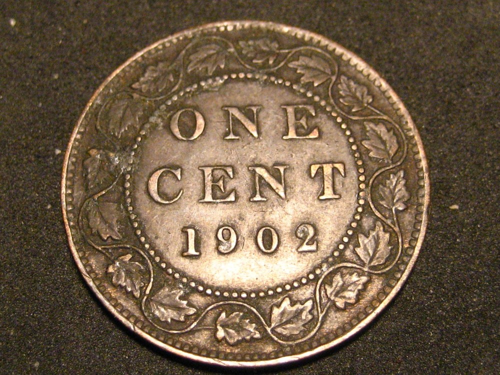 1902 Canadian Large Cent