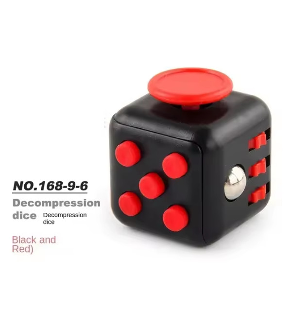 Solid Color Fidget Decompression Dice for Release Stress Autism Anxiety Relieve