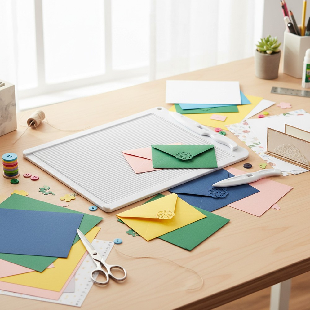 2-Paper Scoring Board Multi Purpose Creasing Board For Book Cover Envelope