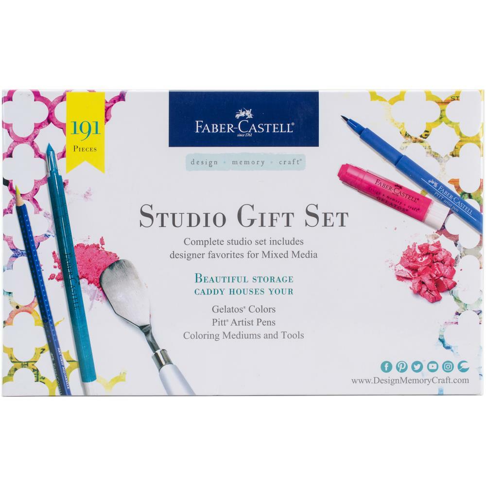Faber-Castell Studio Caddy Premium Gift Set 191 PC, - New