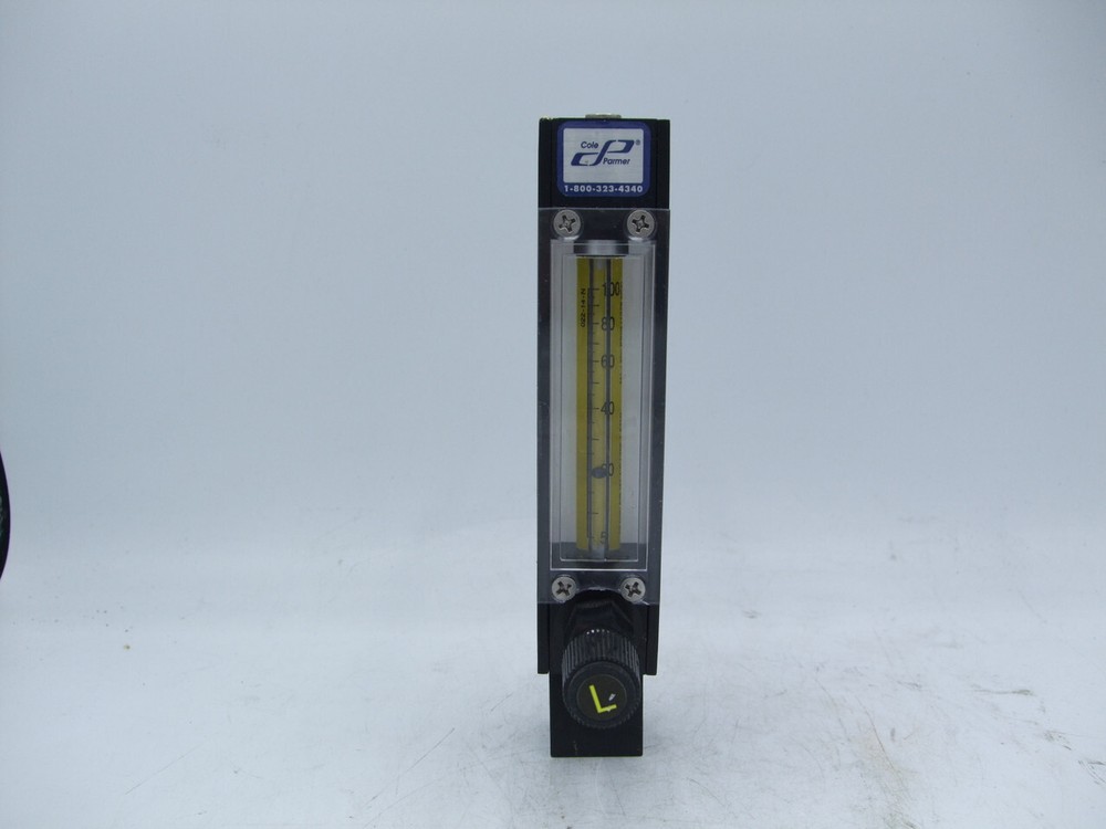 Cole Parmer Flow Meter PMR1-010874 Float Meter