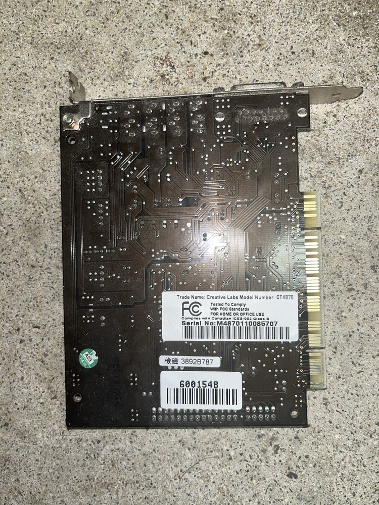 Sound Blaster Live! Audio Card