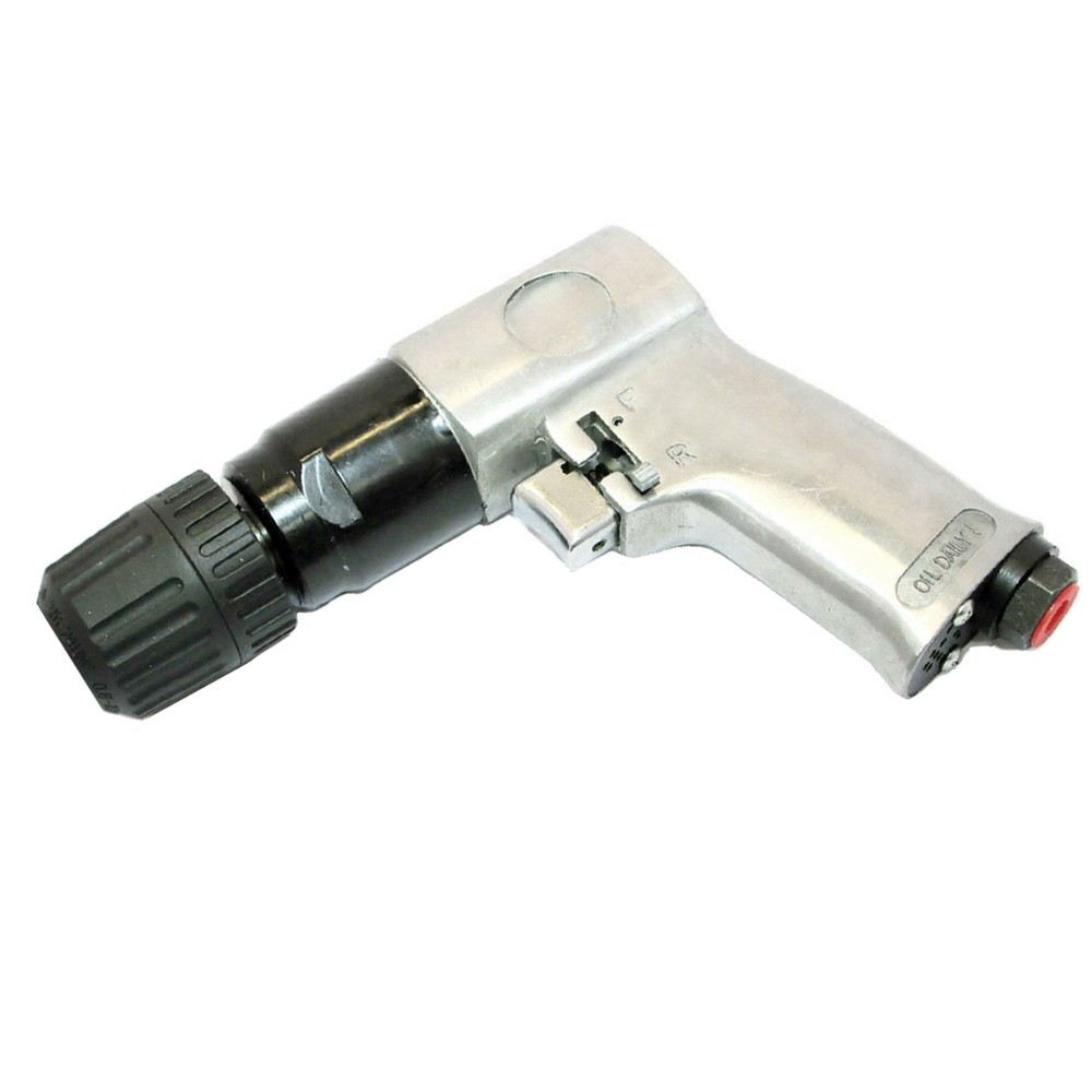 3/8" Air Drill Reversible Air Compressor Keyless Tool 10mm