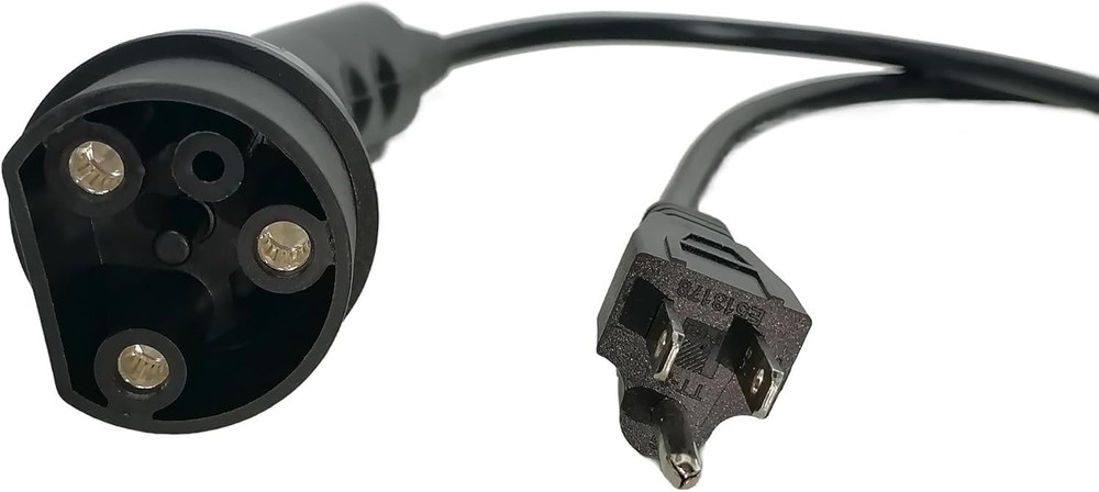 Certified 10ft Charging Power Cord for Evolution EV Golf Carts – 16A Standard