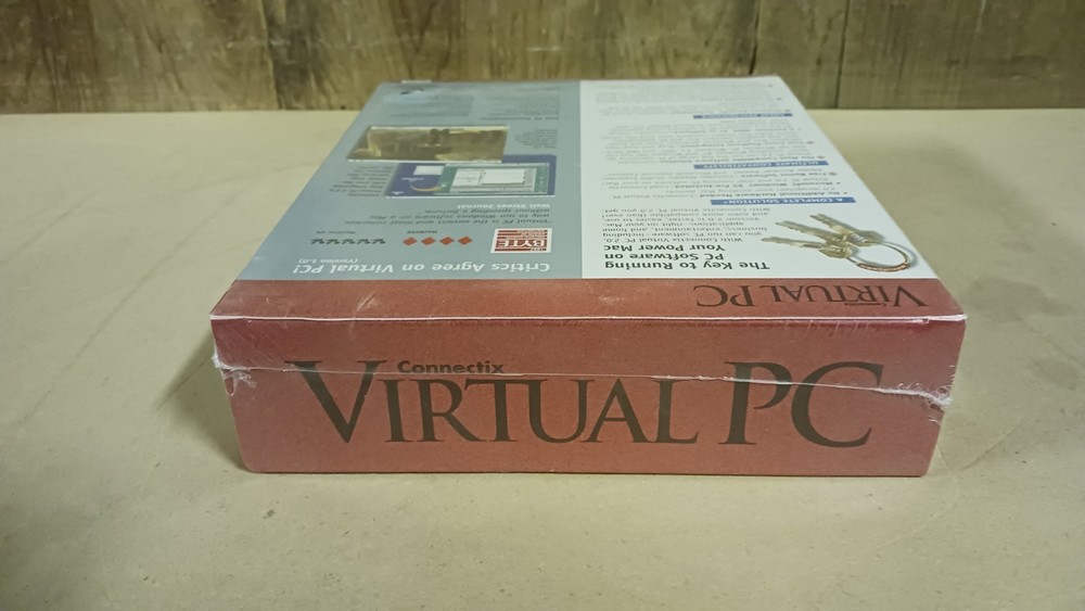 Virtual PC v2.1 by Connectix (1998), Run DOS/Windows Software on Mac (Unopened)