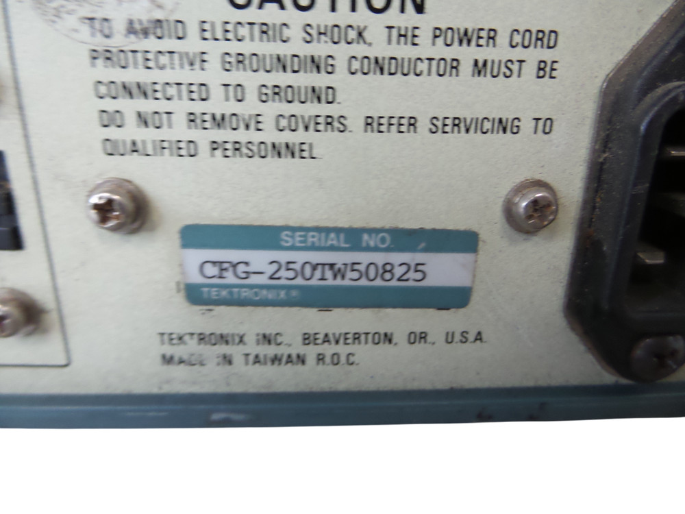 Tektronix CFG250 Function Generator 2MHz - Free Shipping
