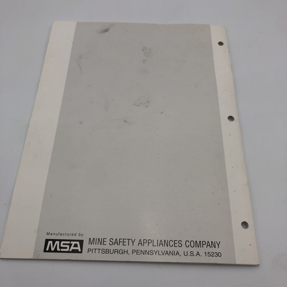 MSA Thermal Trac Thermal Imaging System Manual READ B