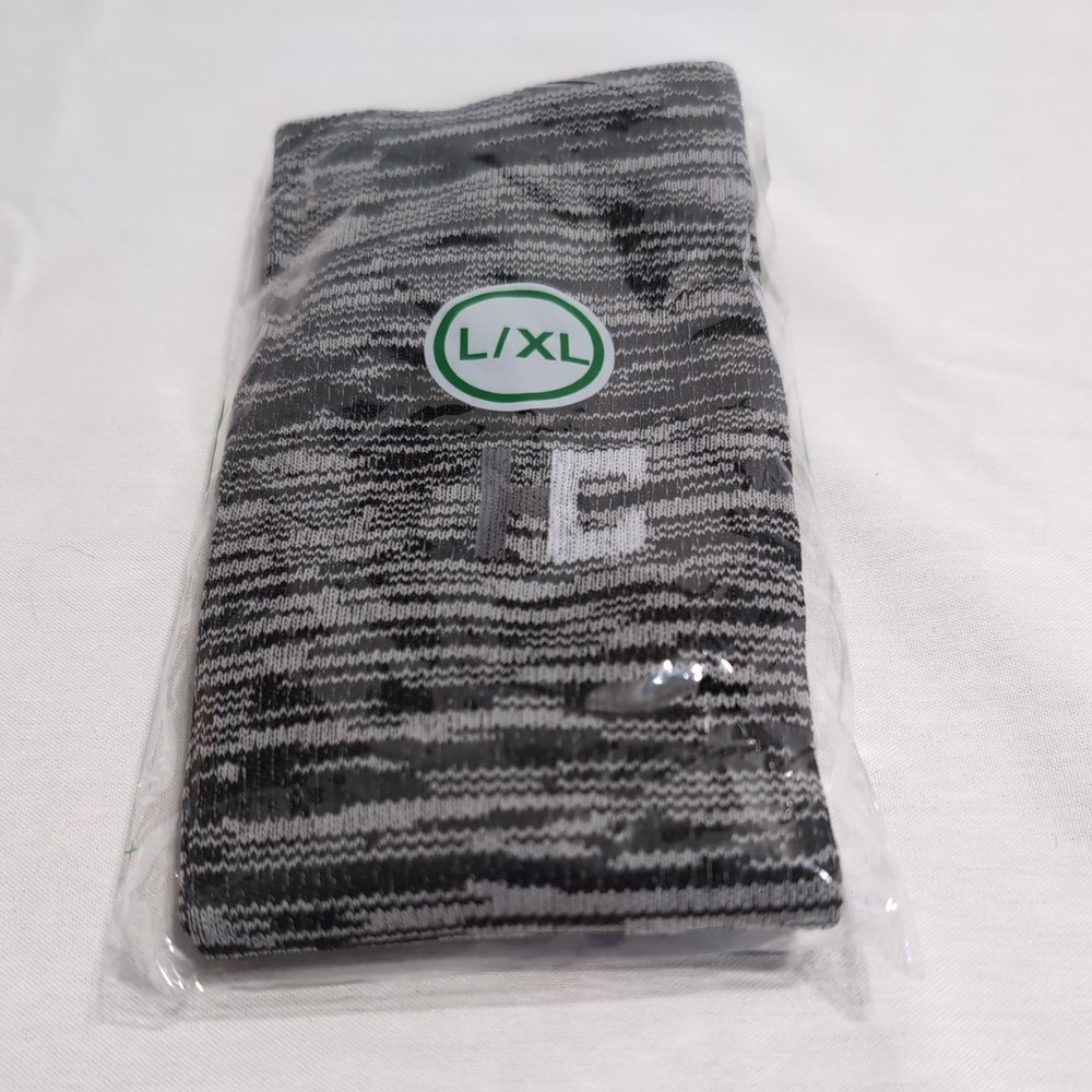 Compression socks, One Pair, Black/White, L/XL