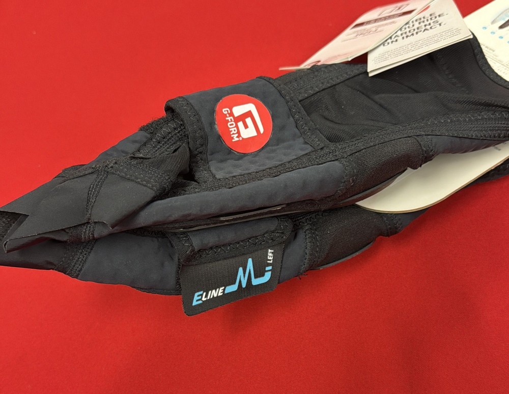 G-FORM E LINE , Knee Guards Adult Medium Black, New