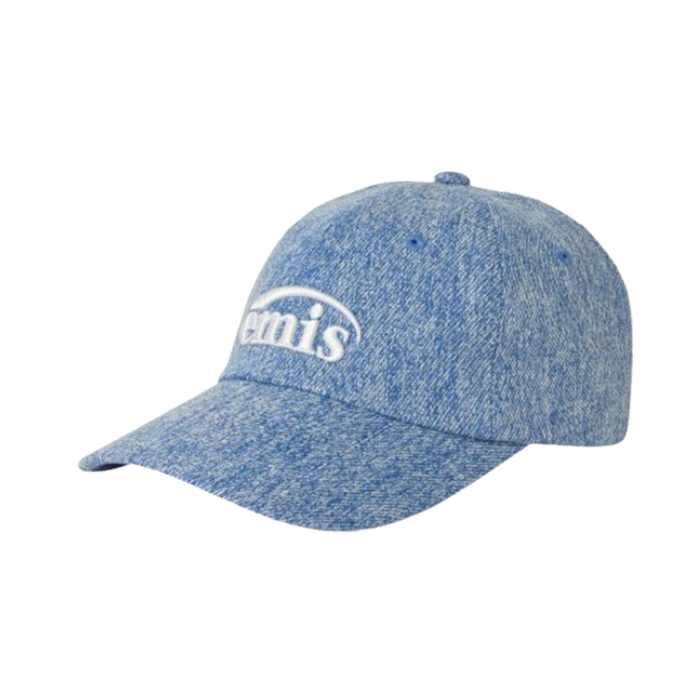 Emis Light Blue Denim Logo Ball Cap