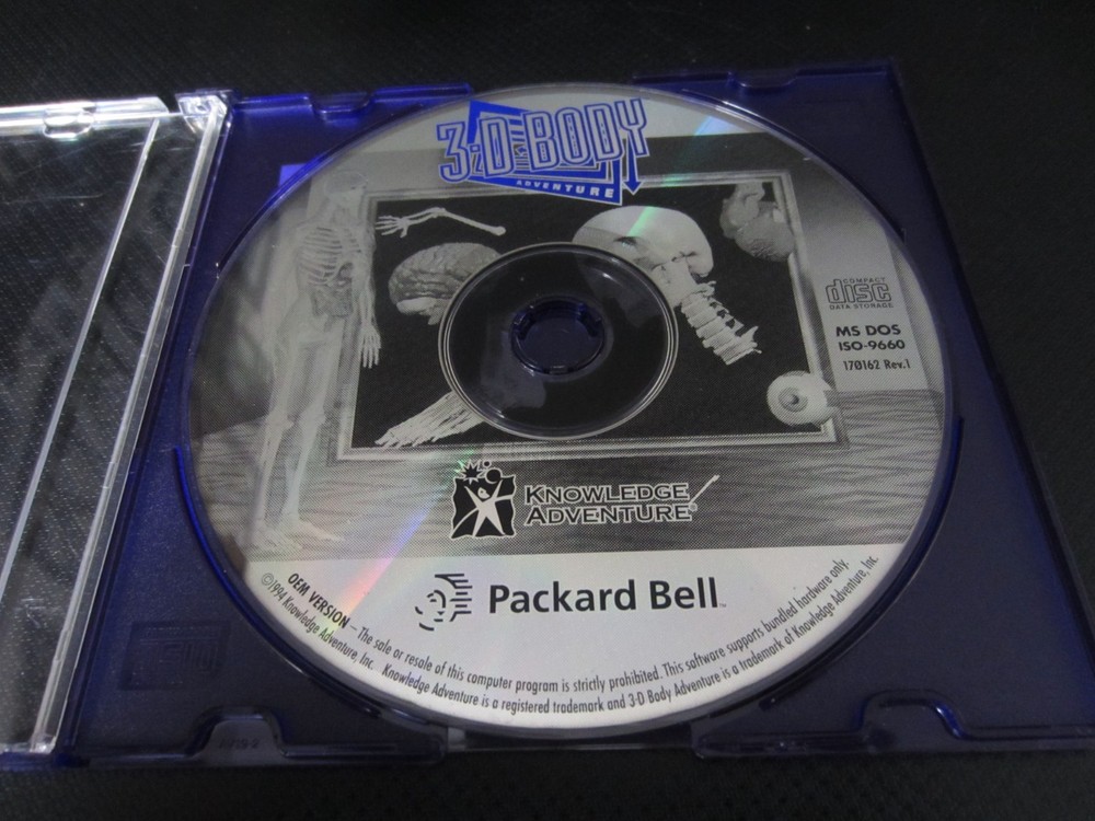 Packard Bell 3-D Body - OEM Version (PC, MS-DOS, 1994) - Disc Only!!!