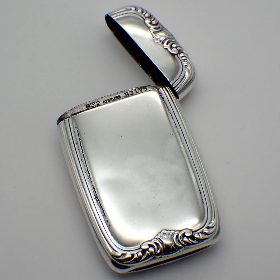 Match Safe Box Gorham Sterling Silver Mono AHG