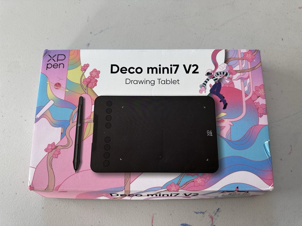 Xp-pen Deco Mini7 Wireless Drawing Digital Graphic Tablets With Tilt