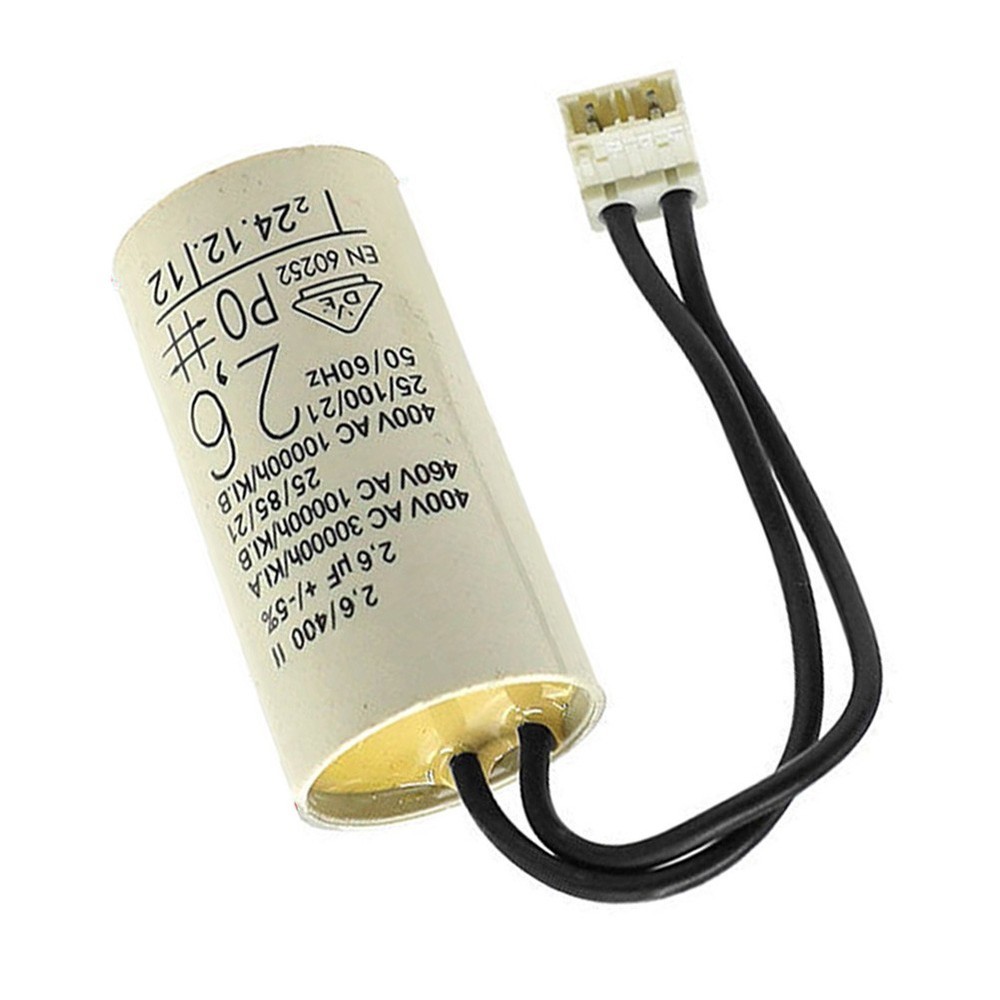 2.6uF Capacitor for Boiler Circulation Pump Replacement with Connector
