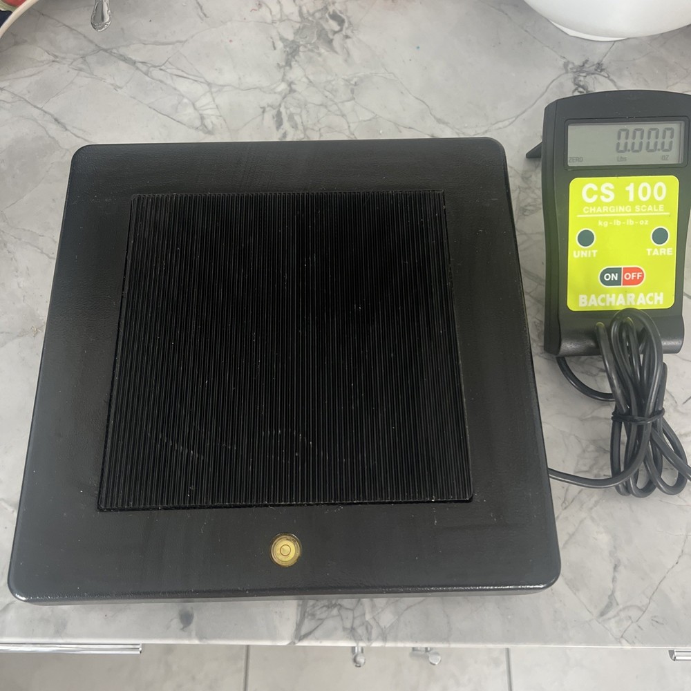 Bacharach CS100 Electronic Refrigerant Charging Scale With Case
