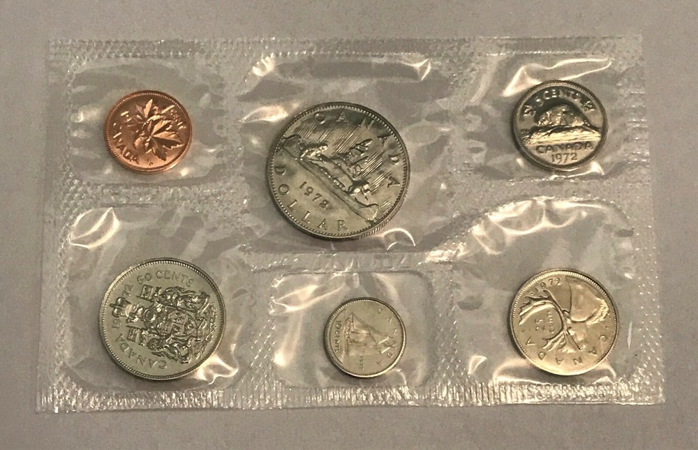 1972 Canada Proof Set with Original Certificate and Envelope