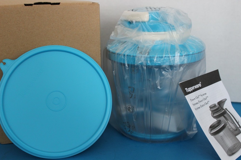 Tupperware POWER CHEF PRO System~Non-Electric Food Processor~Create with Ease~