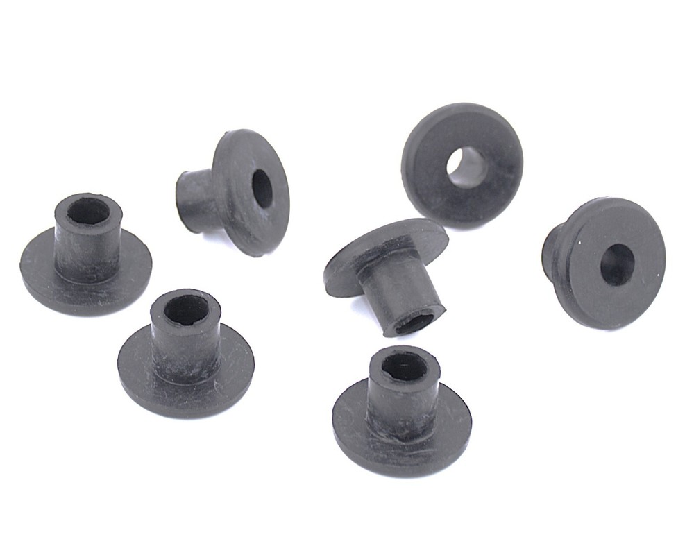 3/8" Hole Rubber Panel Bushing Firewall Pass-Through 1/4" ID x 3/4" OD Auto