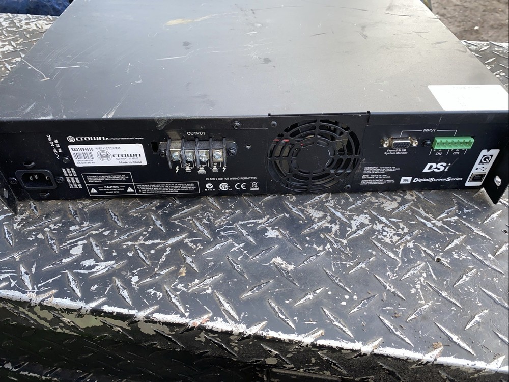 Crown DSi2000 2-Ch Power Amplifier - JBL