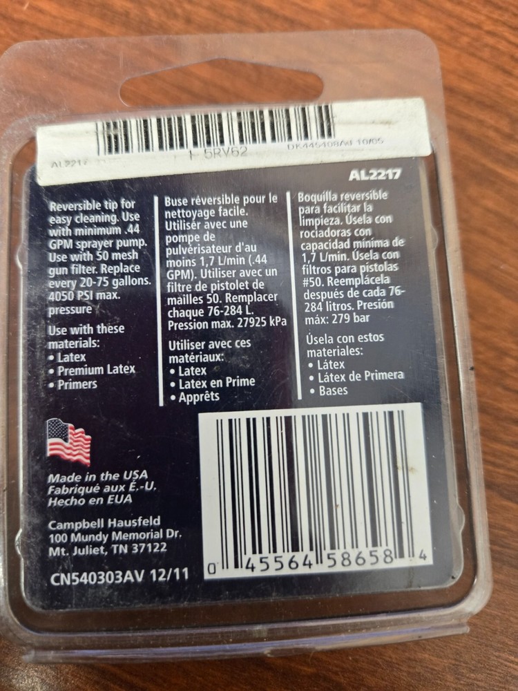 Campbell Hausfeld AL2217 Reversible Tip Insert .017", New