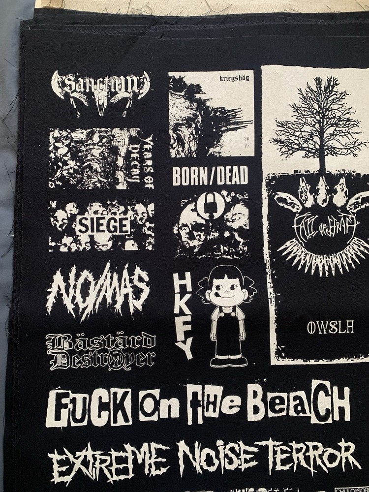 Crust Punk Patches Sheet