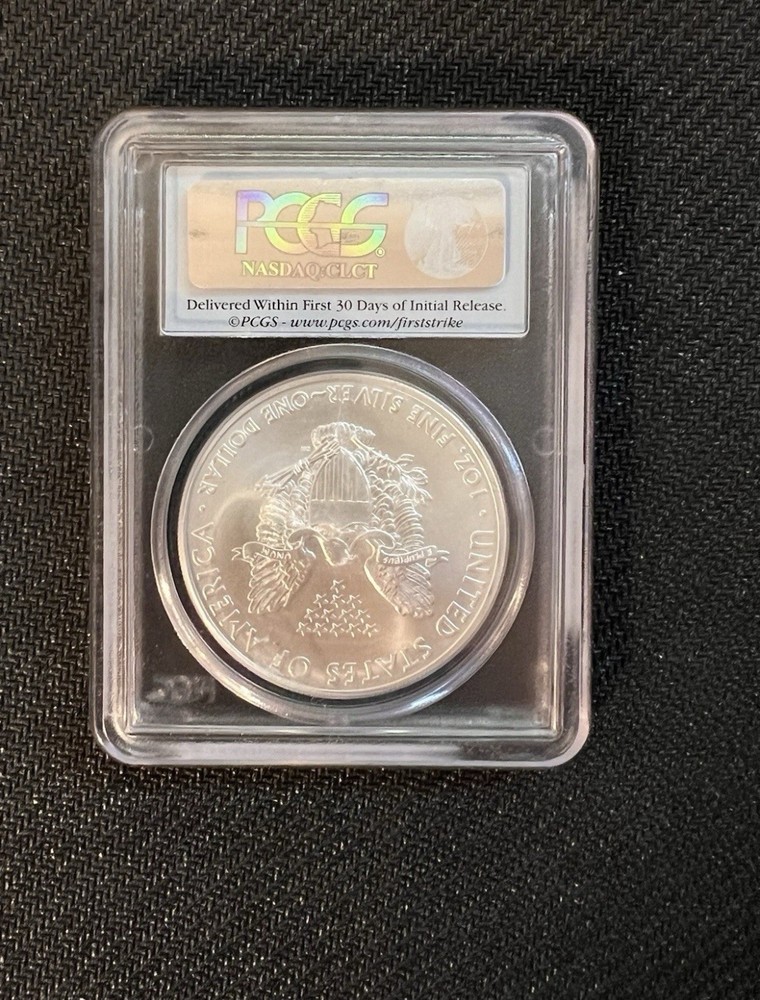 2012-S Silver Eagle Struck at San Francisco First Strike PCGS MS 69