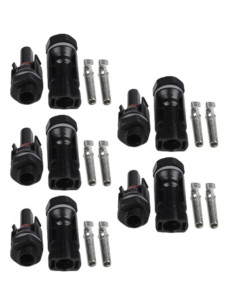 5 Set Solar Panel Connector with Insulating Material PC for Installation