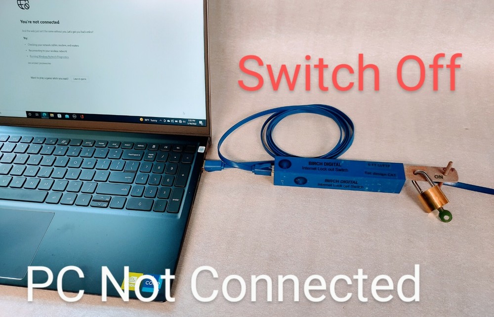 Internet Lock Out Switch by Birch Digital - Physical Internet Security