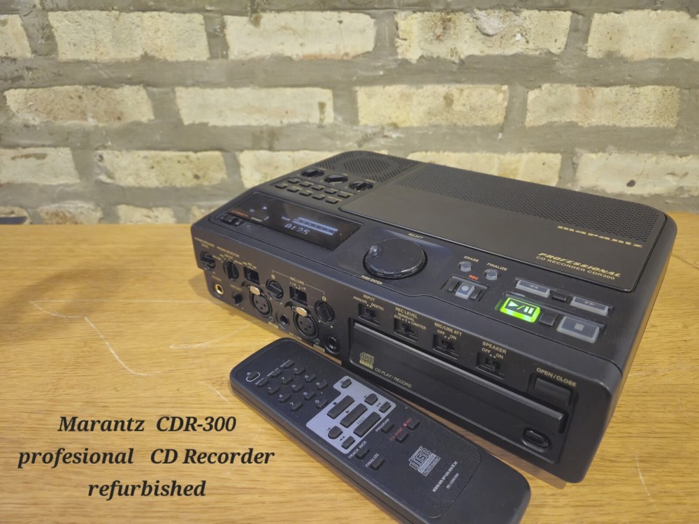 Marantz  CDR300 Professional CD Recorder W/,remote ,,serviced. Fully Functional