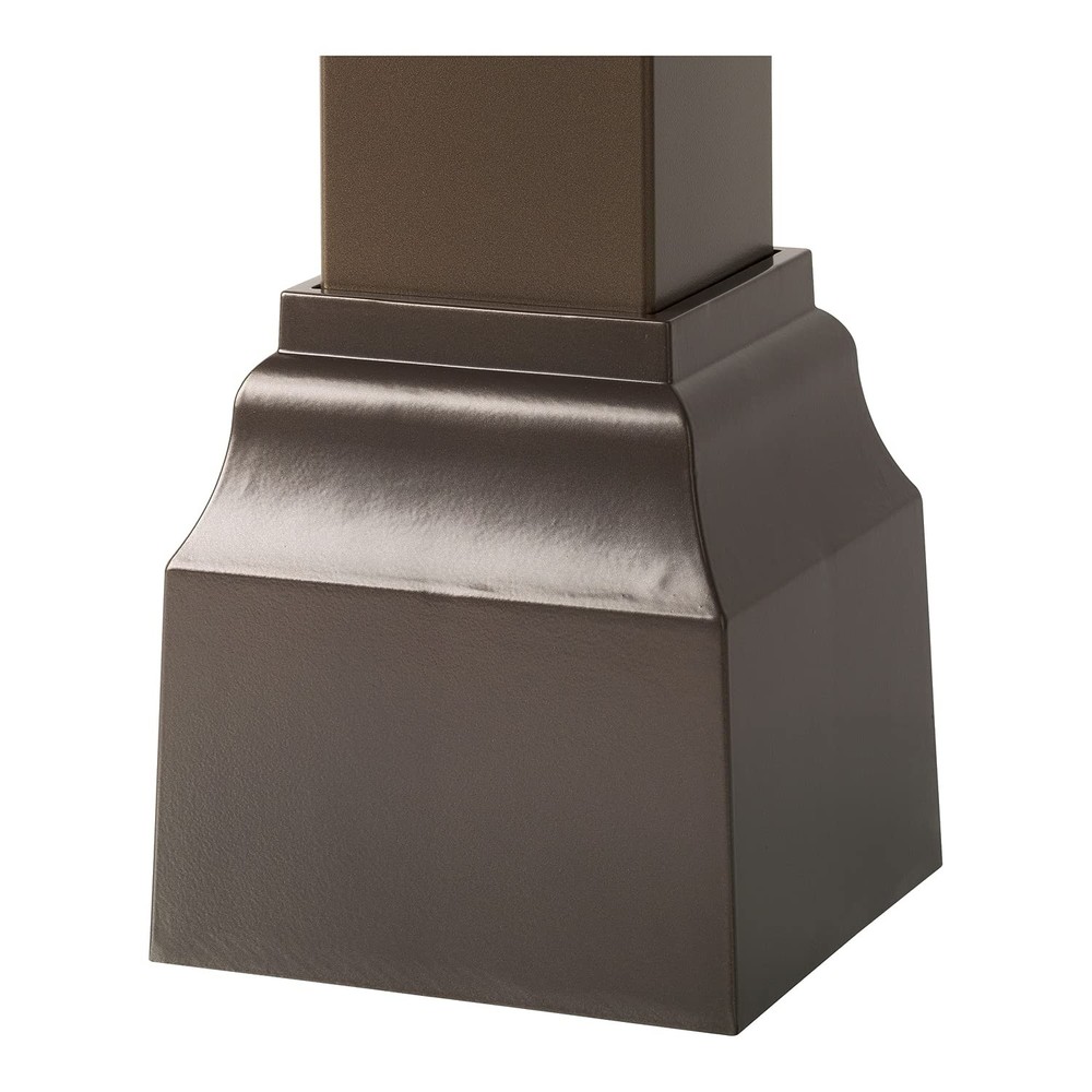 Cascade Bronze Mailbox Post Base Cuff