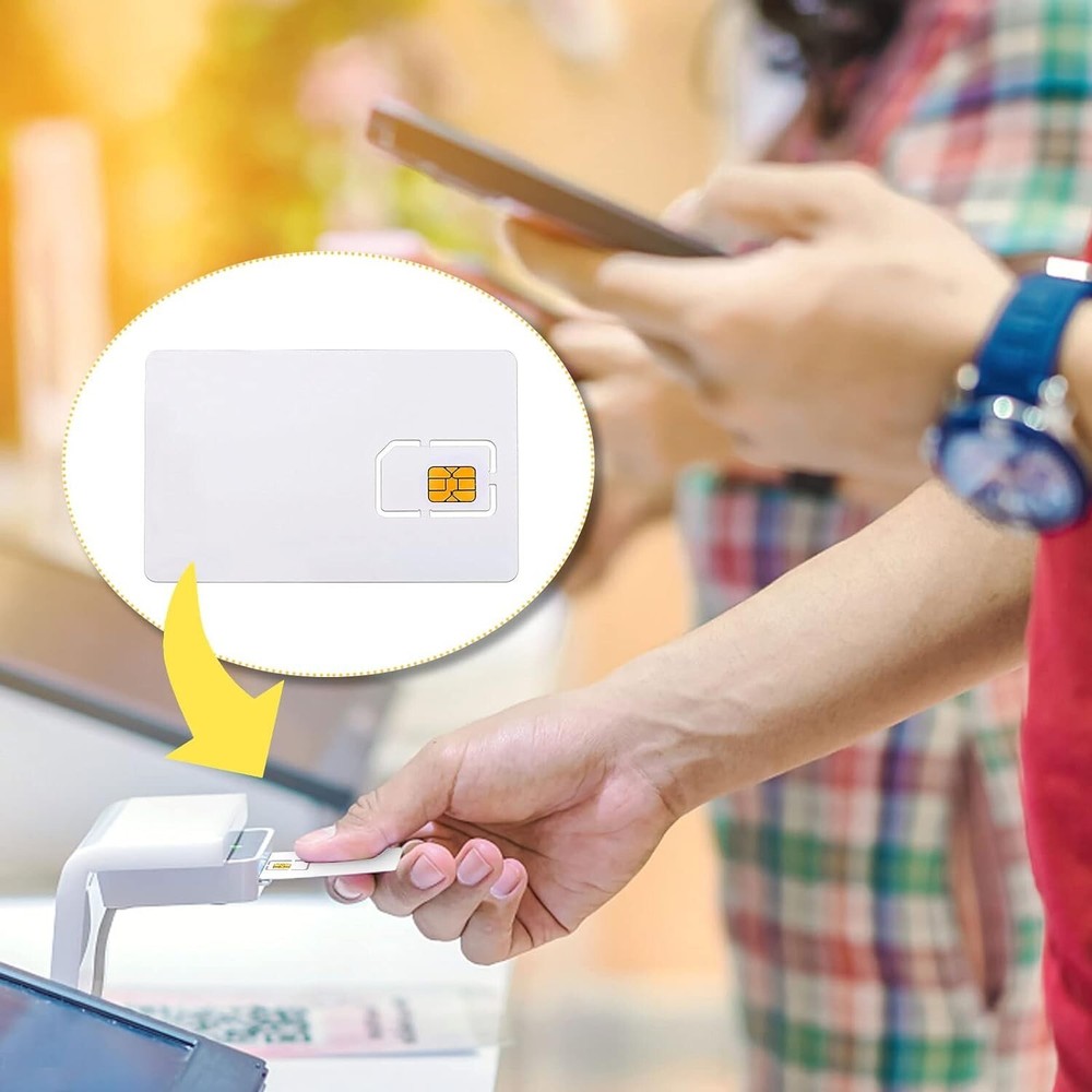 Smart Chip EMV SIM eID Card Reader Writer Programmer with 5pcs Blank Programa...