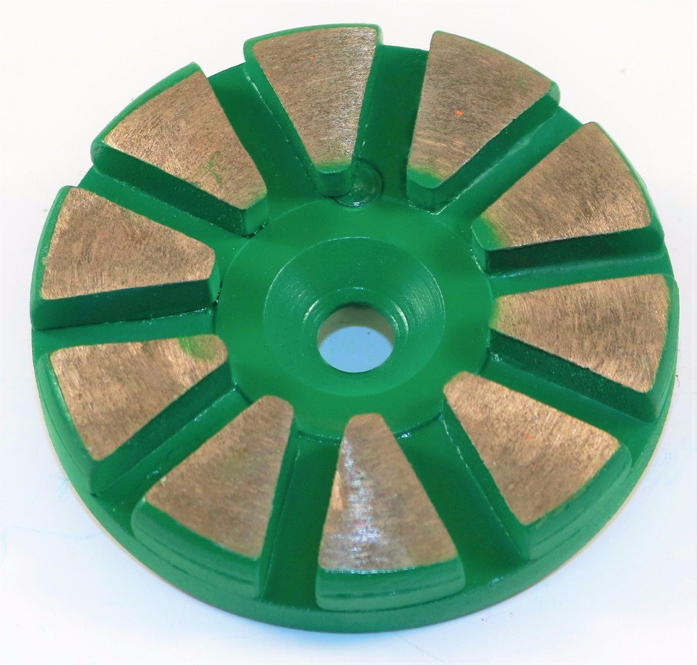METAL-BOND DIAMOND TOOLS, 3" 10-SEGMENT - 200 GRIT