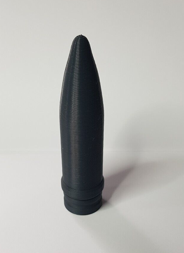 20mm Hispano plastic replica. unpainted and 3D printed