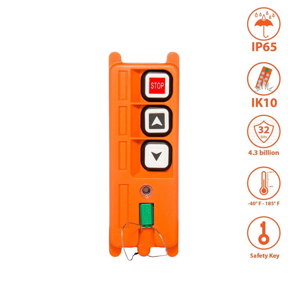 2 Channel Wireless Remote Control Multi voltage 18~65V AC/DC