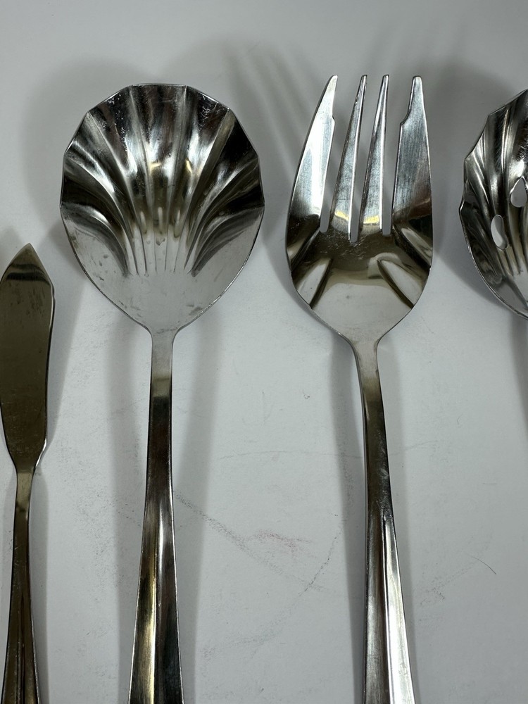International Stainless Flatware Gran Royal Hostess 5 Pc Serving Set