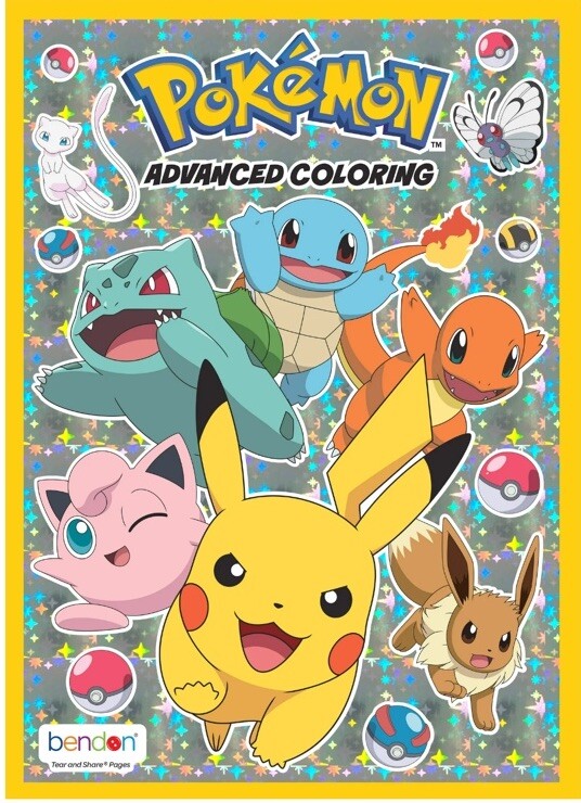 Bendon  Pokémon Advanced Coloring  Brand New