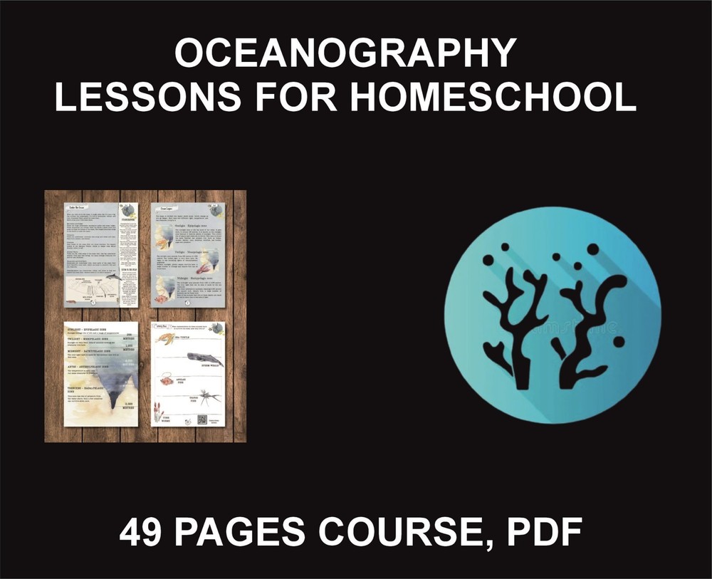 Oceanography, Lesson For Homeschool, PDF