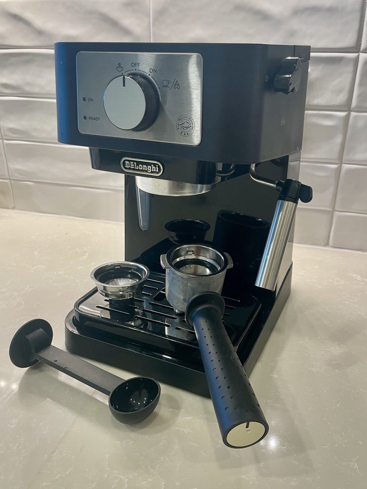 De'Longhi EC260BK Stainless Steel Espresso Machine - Black