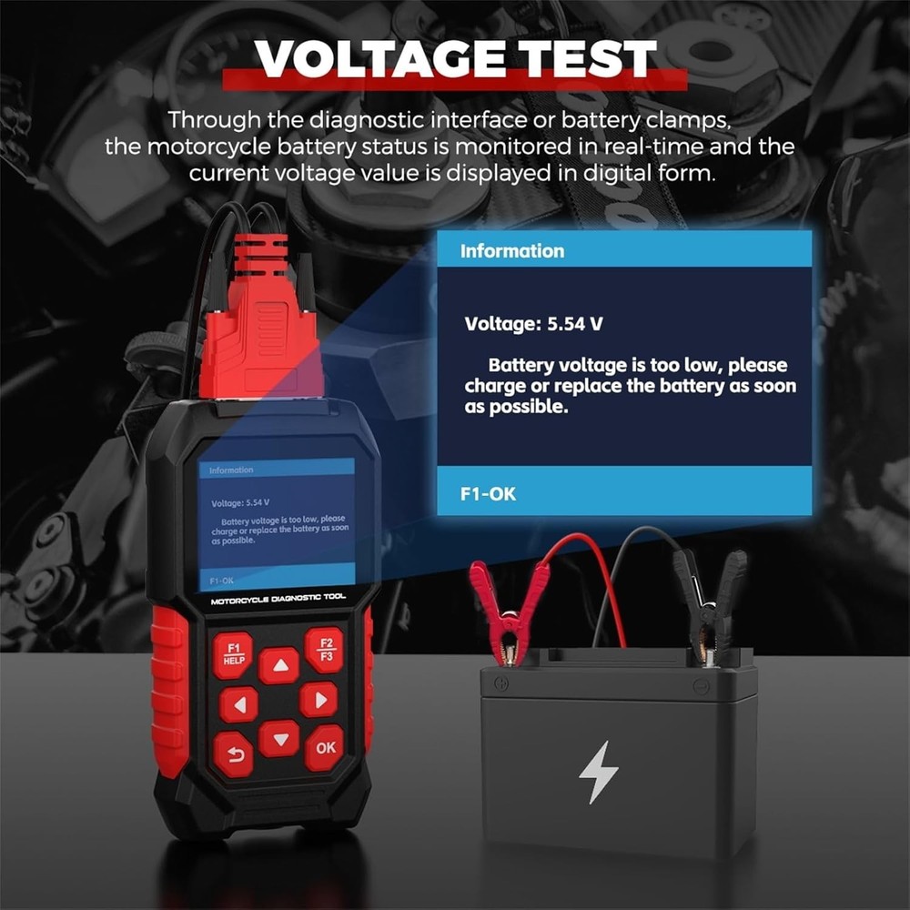 FXTUL M4-Ducati Motorcycle Diagnostic Tool Multi-System Code Reader & Scan Tool