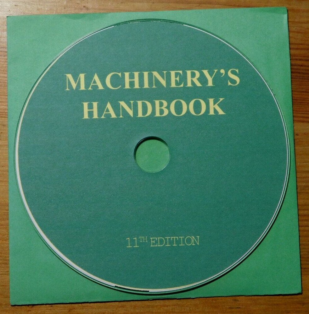 Machinery's Handbook  11th Edition PDF  on CD-ROM