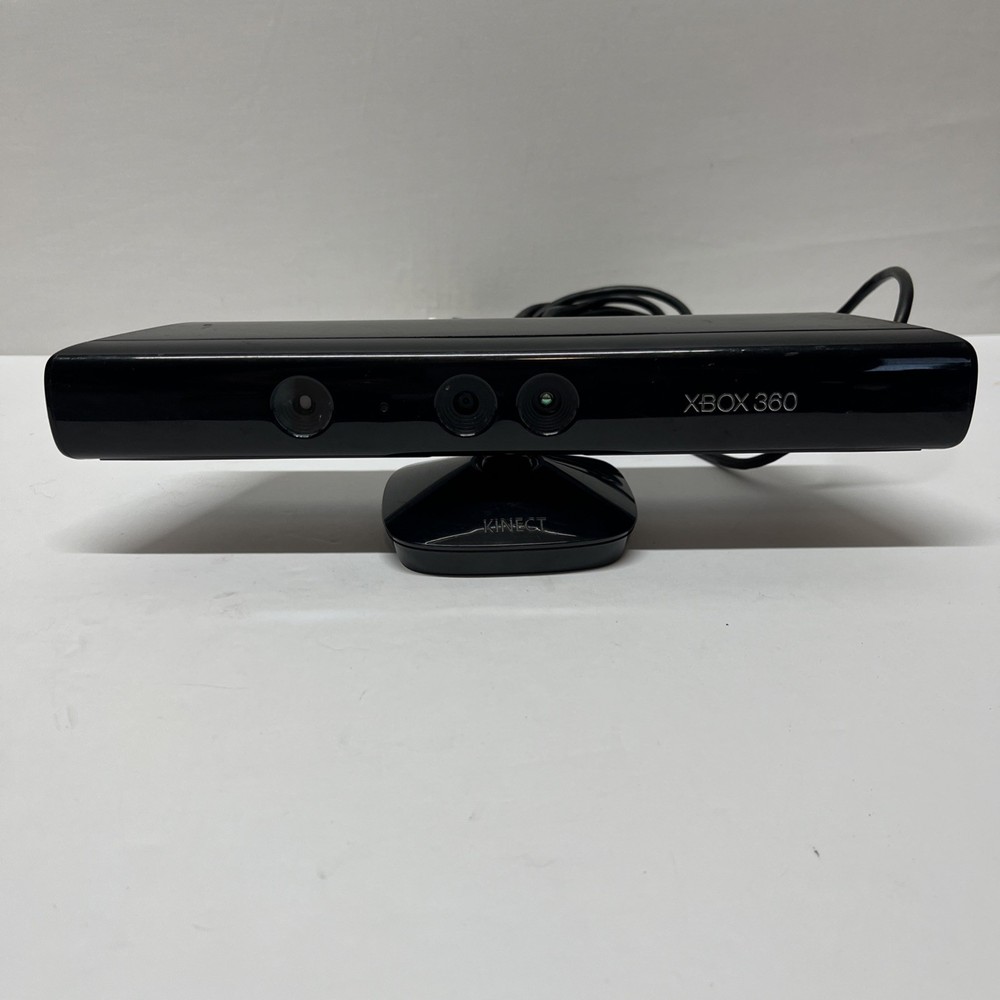Microsoft Xbox 360 Kinect Sensor Bar Black With Plug Adapter
