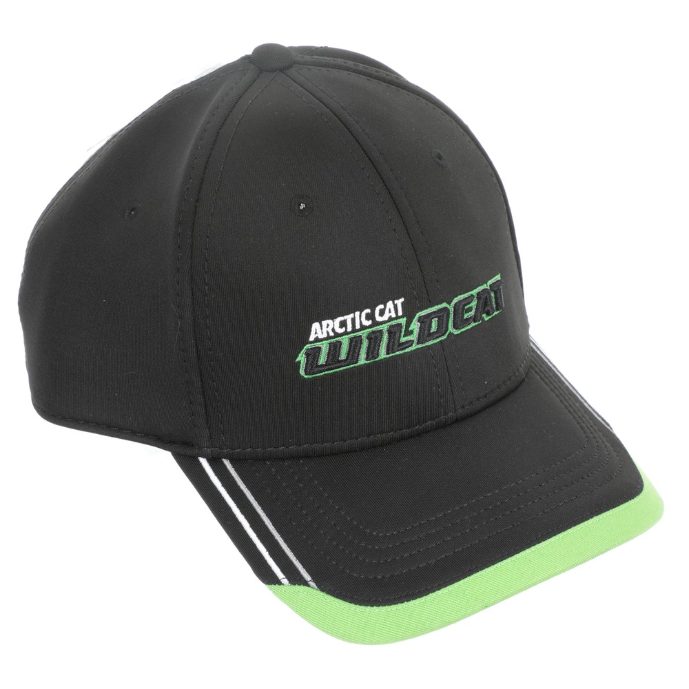 Black and Green Wildcat Cap