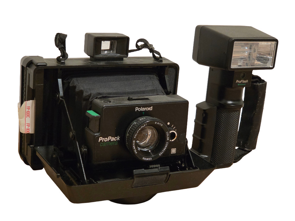 Vintage Polaroid ProPack Professional Instant Camera w/Electronic Flash Untested