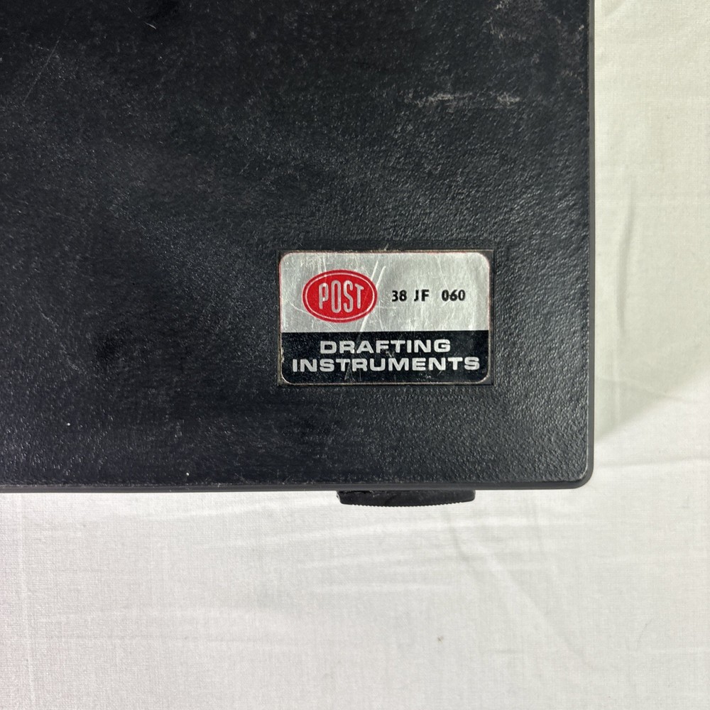 Post drafting Instruments Set 38 JF - 060 Drafting Instruments and Case.