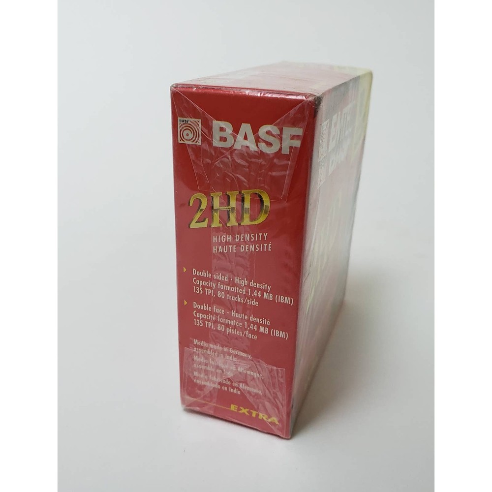 BASF EMTEC 2HD High Density 3.5" 10 Diskettes