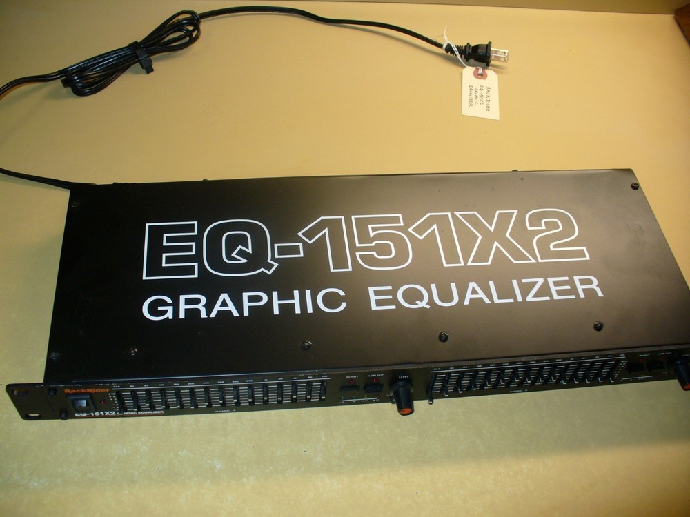 Rackrider EQ-151X2 Graphic Equalizer