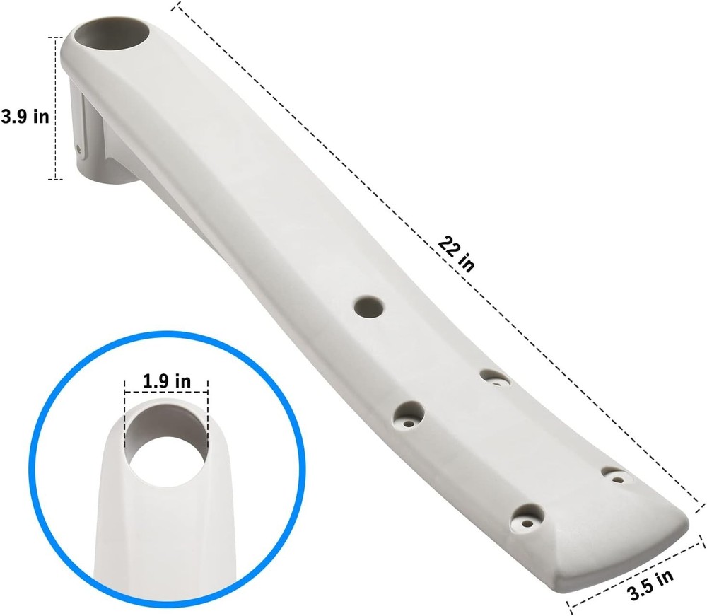 2 Pack 160-0001PG Replacement Deck Support for Biltmor Above Ground Pool Step