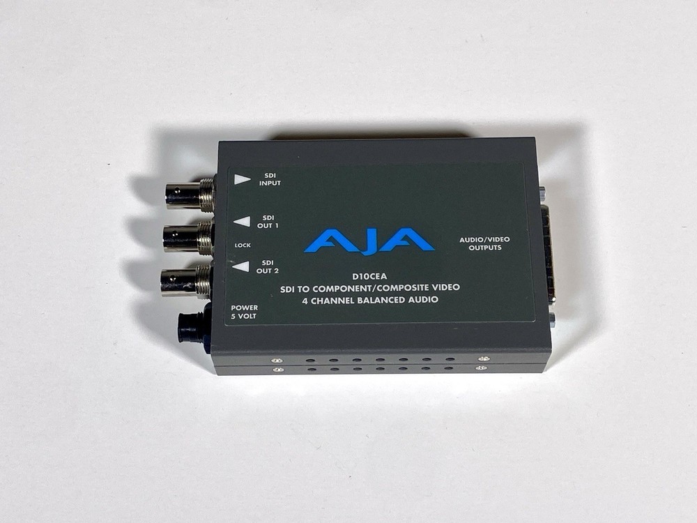 AJA D10CEA SDI Video & Audio Digital to Analog Transcoder