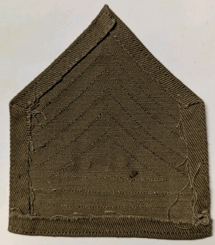 WW1 US Army 5 Stripe Sergeant Chevron Rank AEF